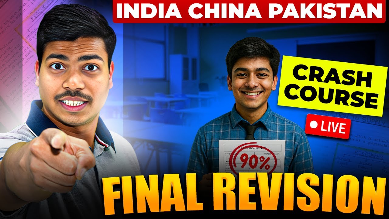 COMPARATIVE DEVELOPMENT EXPERIENCES OF INDIA, PAK & CHINA. ONE SHOT REVISION 🔴LIVE  | CLASS 12 IED