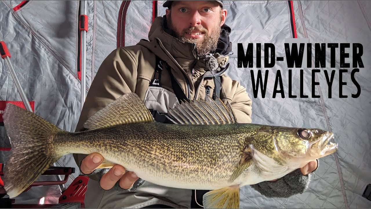 GO-TO Mid Winter Ice Fishing Tips to Catch MORE Walleyes! 