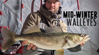 GO-TO  Mid Winter Ice Fishing Tips to Catch MORE Walleyes!