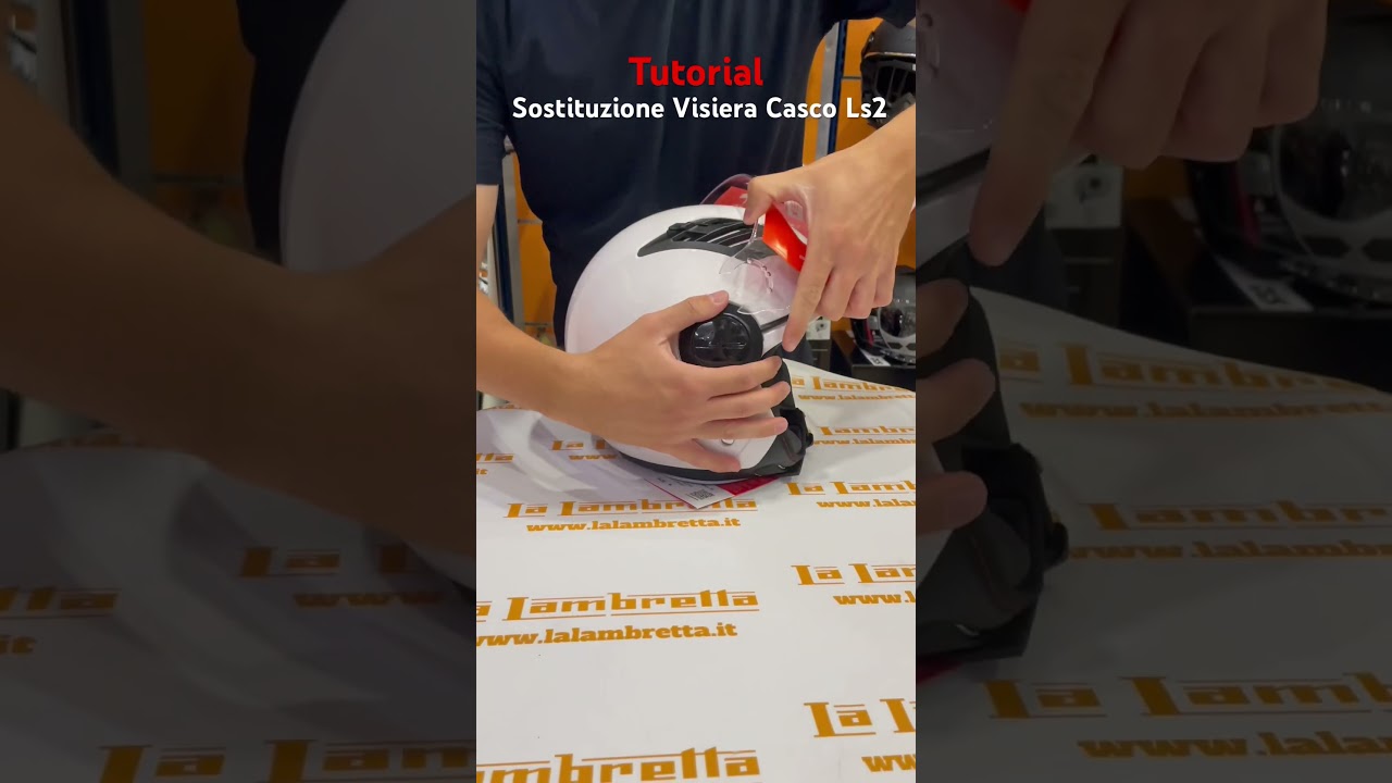 TUTORIAL | Come sostituire la visiera al casco Ls2 Airflow/Sphere Lux