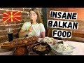 Eating the BEST FOOD in the BALKANS! (Skopje, Macedonia)