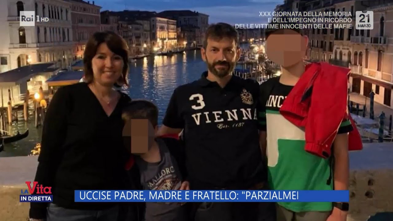 Uccise padre, madre e fratello. Il nonno: 