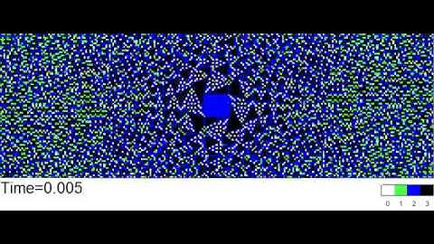 Sandpile identity dynamics induced by H4b=i^3j-ij^3 on a 243x81 rectangle