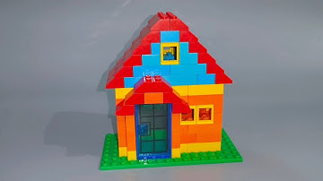 Satisfying Diy House 🏠 | ASMR sound | Building Blocks | Lego ASMR #asmr #lego #satisfying #diy