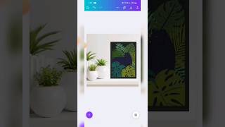 Create simple wall art mockup #canva#canvatutorials#canvamockup