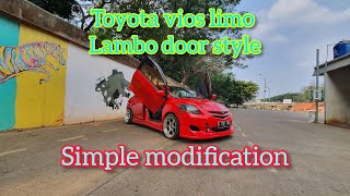 tuttorial pemasangan lambo door bolt on toyota vios.