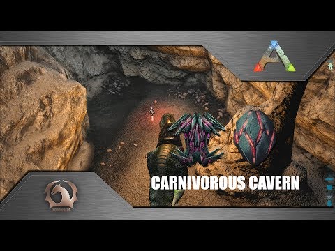 Ark Survival Evolved - Carnivorous cavern (Ragnarok dungeon - Artifacts of Cunning and Immune)