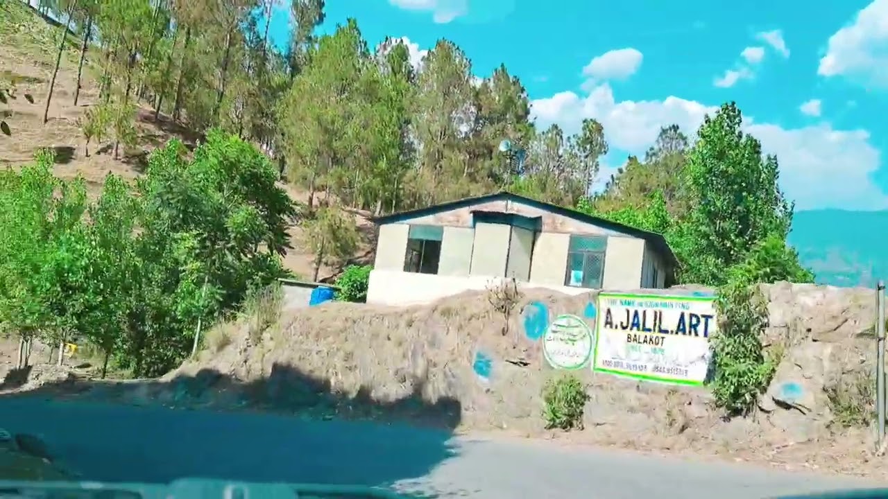 Balakot Main Road view and Road Condition Going To Naran Kagan velly 11.07.2024