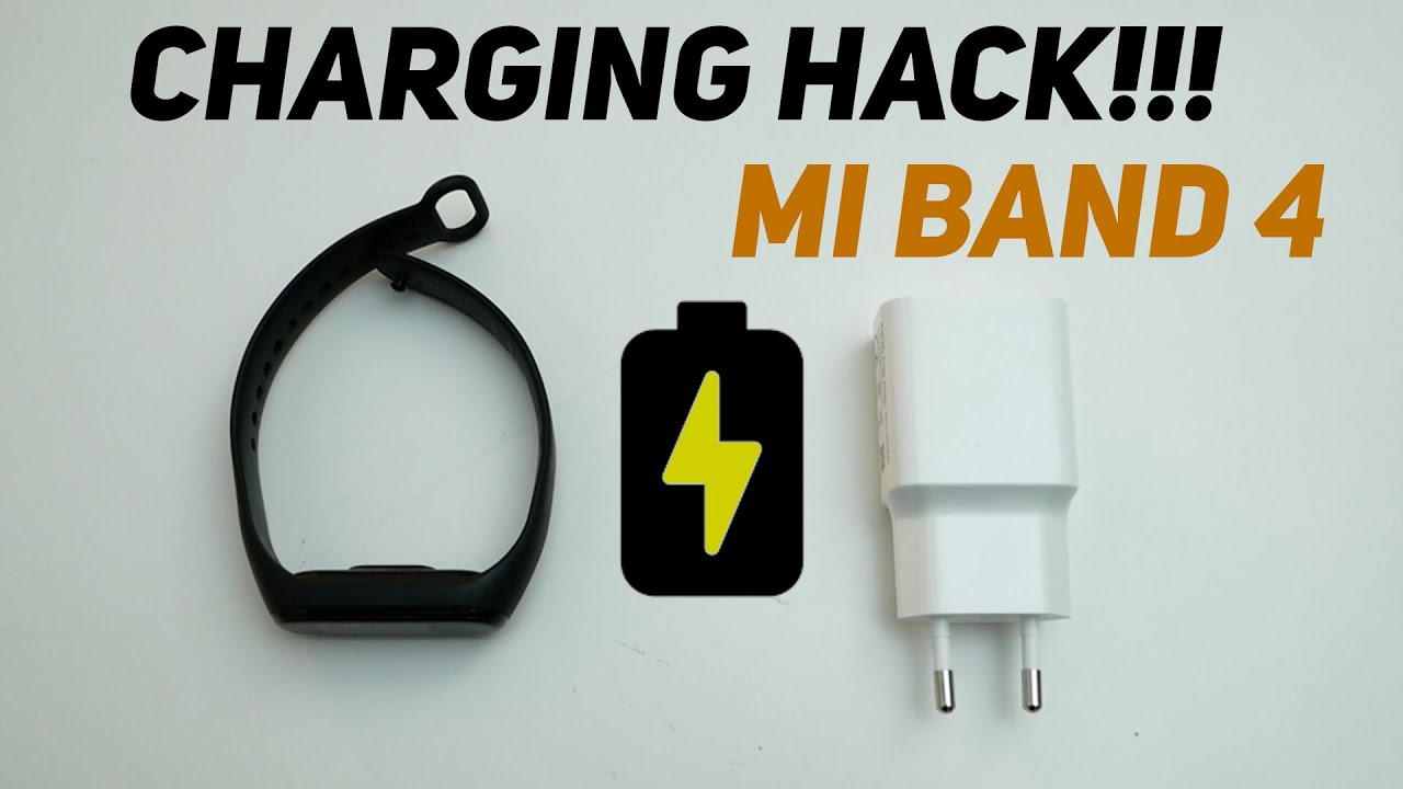 HOW TO CHARGE MI BAND 4 WITHOUT 