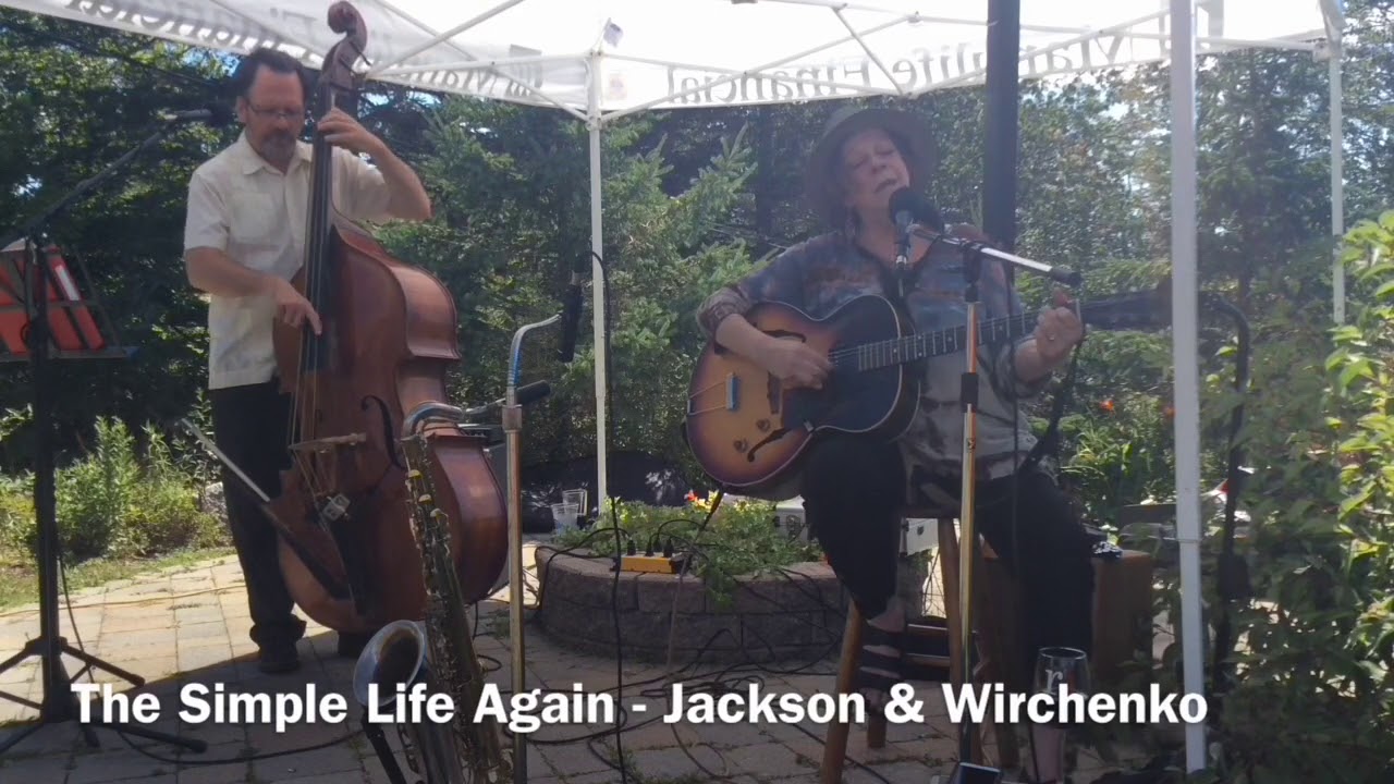 Shirley Jackson & Jef Wirchenko at the Rhubarb Cafe, Aug. 23, 2020.