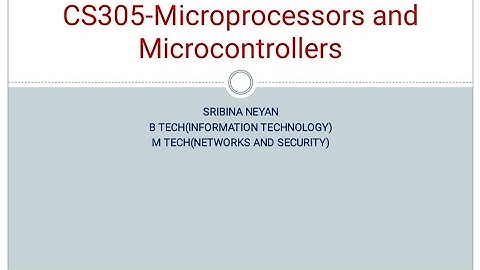 CS 305 8051 Stack operation