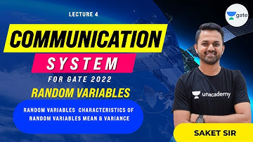 L:4 |Random Variables - Characteristics of Random Variables, Mean & Variance | Communication System