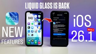 iOS 26.1 BETA 2 Released - IOS 26.1 BETA 2 New Features &amp; Changes Performance, Battery, Isses