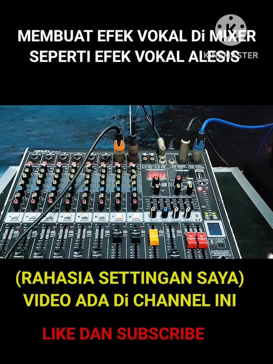 create vocal effects in the mixer like the alesis effect