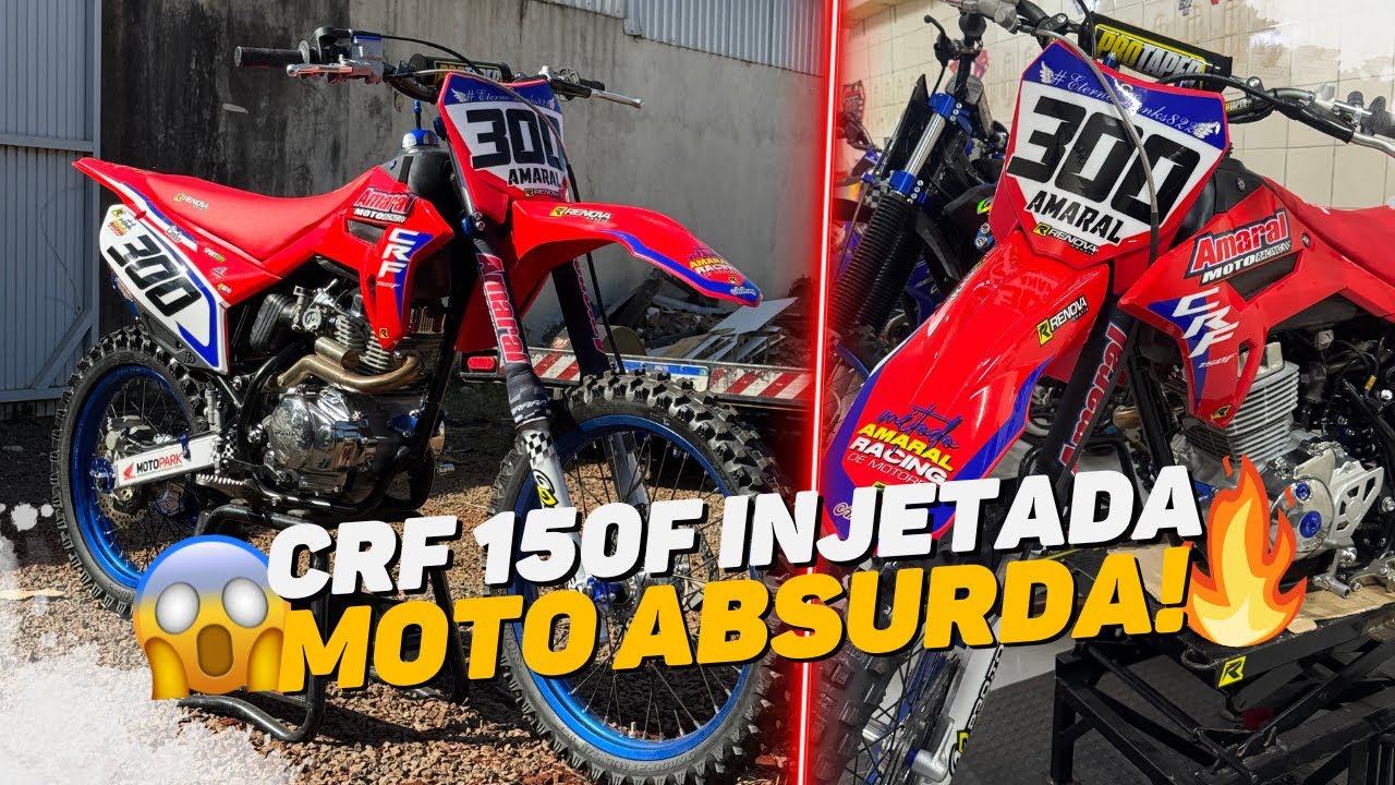 A CRF 150F INJETADA MAIS TOP QUE TU JÁ VIU 😱🔥🚀 - CRF 230 COM MOTOR DE 150 COM INJEÇÃO ELETRÔNICA