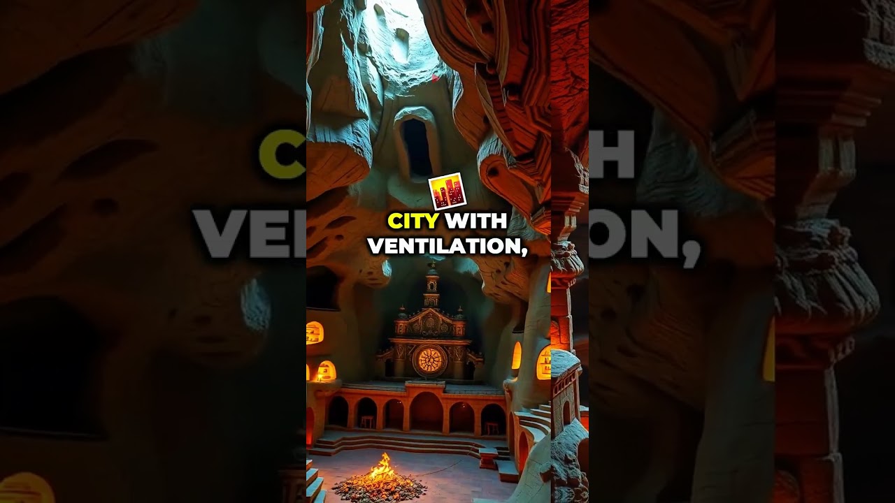 Подземный город на 20 000 человек под Турцией