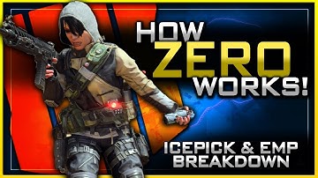 How Zero Works in Black Ops 4! | (Full EMP & Icepick Breakdown)