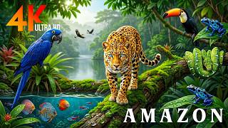 Untouched Amazon 4K | Pure Nature, Wild Animals &amp; Soothing Sounds (Nature Sounds)