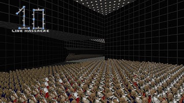 Doom II: 10 Line Massacre - Map 174 (Acute Boneitis) UV-Max in 2:42