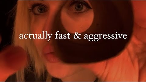Fast & Aggressive ASMR Random Unpredictable Triggers, Lofi Whispered