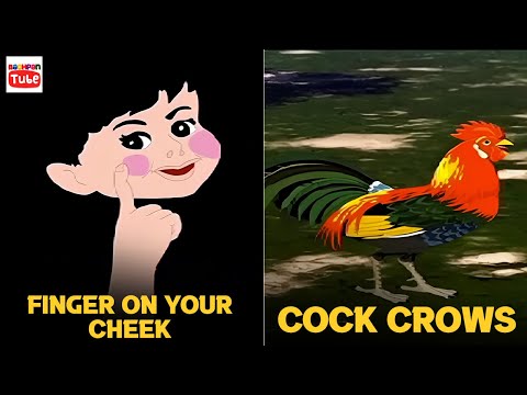 Finger On Your Cheek | Cock Crows | English Nursery Rhymes | Nursery Rhymes Songs | Bachpan Tube