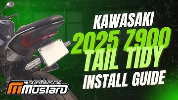 Installing a Mustard Bikes tail tidy on a 2025+ Kawasaki Z900