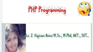 PHP Programming - multiplication table