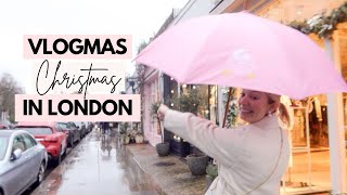 Vlogmas Day 20 Christmas In London Notting Hill Day Exploring Flying Back To New York