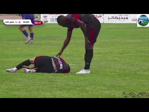 الشوط الثاني من مباراة الكرامة و حمص الفداء في نصف نهائي بطولة حلب ست الكل الكروية