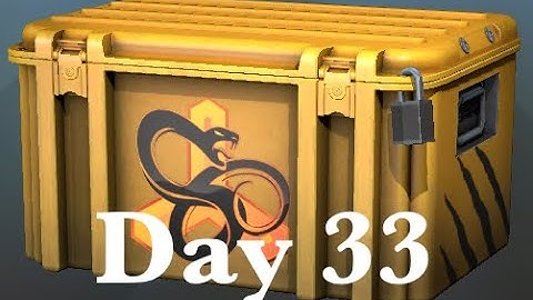 Opening a CS:GO snakebite case until I get a gloves #33