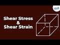 Shear Stress and Shear Strain | Mechanical Properties of Solids | Don't Memorise