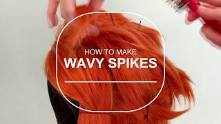 Wig Tutorial: Wavy Spikes