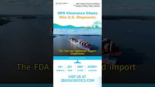 UPS Faces Massive U.S. Clearance Delays | ZBAO Logistics Update