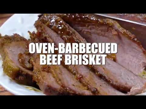 Oven Barbecued Beef Brisket