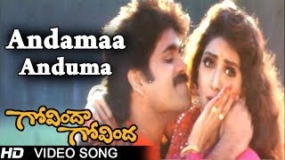 Govinda Govinda Movie | Andamaa Anduma Video Song | Nagarjuna || Sridevi || shalimarcinema chords sheet