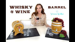 : Whisky & Wine Barrel Cake with working Tap