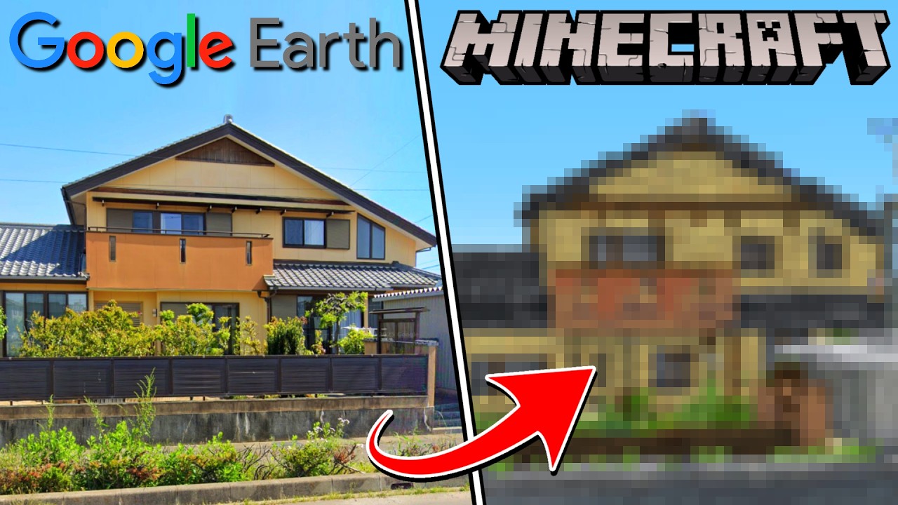 I Built a Random House From Japan in Minecraft! - YouTube