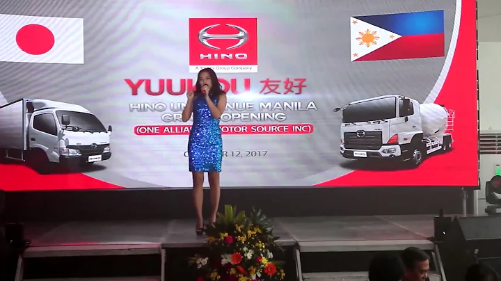 AKIKO SOLON at HINO Truck Inauguration