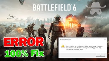 Battlefield 6 - ⚠️Error Fixed! ✅— This software cannot be used on the same time as the game...