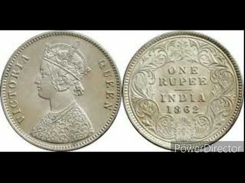 One Rupees 1862 Victoria Coin # British India Coin # Rare Silver Coin # One Rupees # Old Cin Buyers
