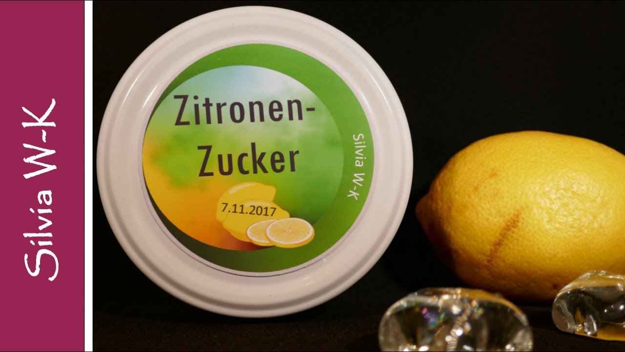 Zitronenzucker / Bio / natürliches Aroma - YouTube