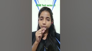 ICMR test series part-3 | By Nandini Singh
