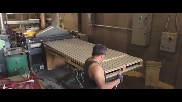 A glimpse of our Slatwall manufacturing process