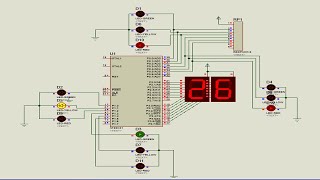 Simple traffic light controller using 8051 Assembly language | full code + circuit | By MEXTech