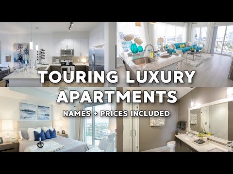 TOURING LUXURY APARTMENTS IN FLORIDA | apartment hunting in TAMPA FLORIDA