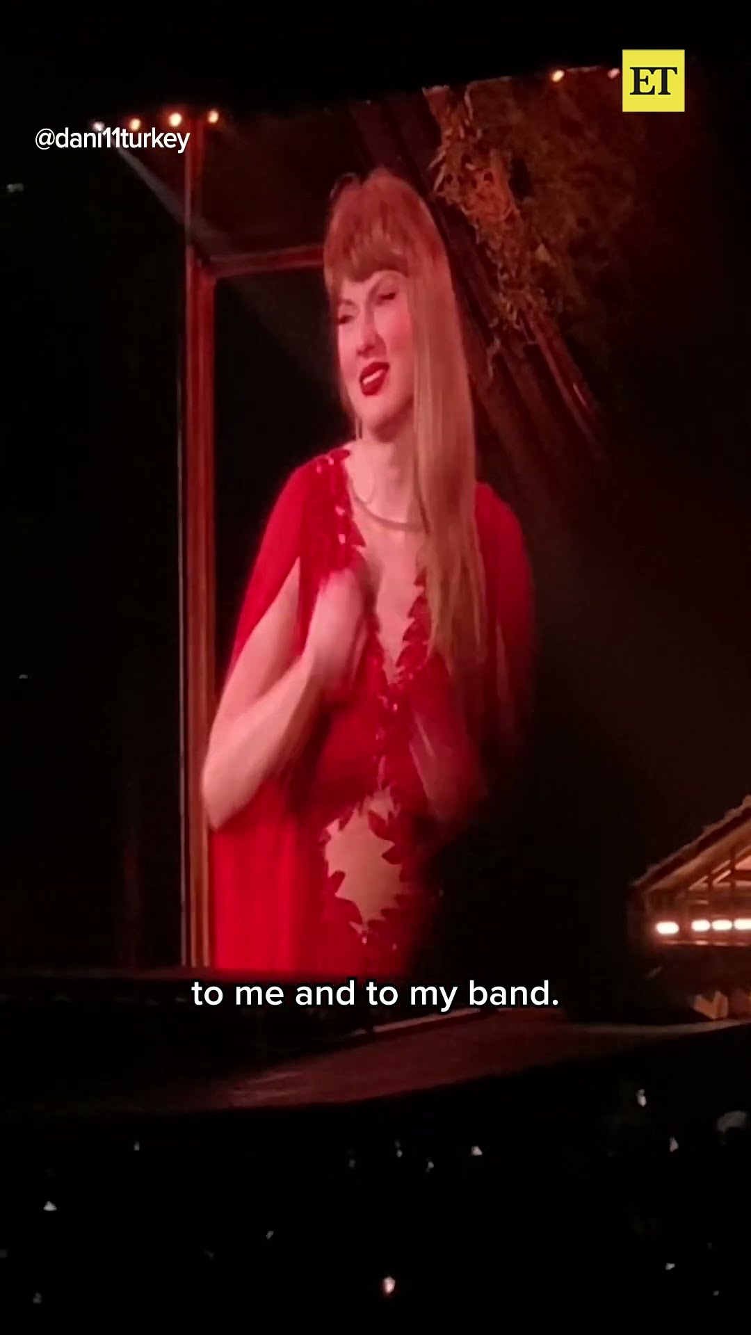Taylor Swift Cries at End of Eras Tour #taylorswift #erastour #shorts