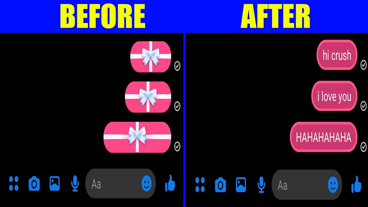 HOW TO SEND GIFT WRAP EFFECT ON MESSENGER YouTube HOW TO SEND GIFT WRAP EFFECT ON MESSENGER YouTube