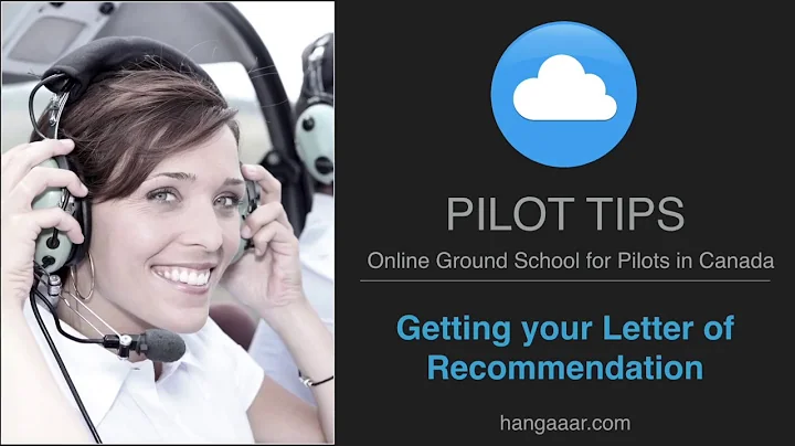 Pilot Tip - Getting your Letter of Recommendation from Hangaaar