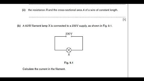 Oct/Nov 2013 Paper 3 Var 1 (Q09(a and b)) IGCSE Physics CIE 0625
