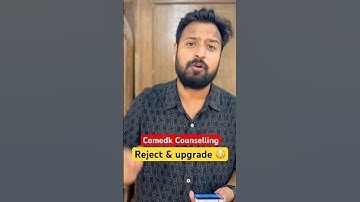 Comedk Counselling Decision Meaning 🥲Reject & upgrade 🤔#comedk #comedkcounselling #rvce